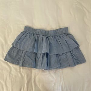 Ruffled mini skirt (thayer)